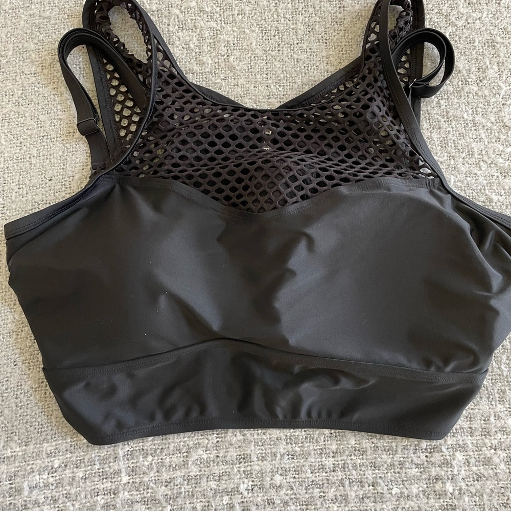 Torrid Flirt Collection High-Neck Mesh Swim Top